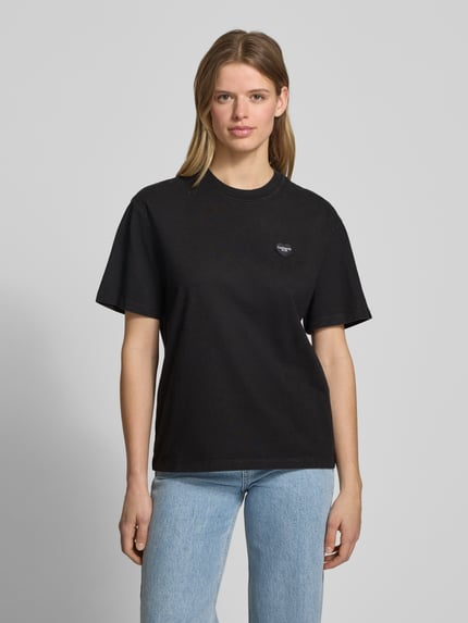 Carhartt Work In Progress T-shirt o kroju oversized z czystej bawełny model ‘Ingo’ Czarny 4