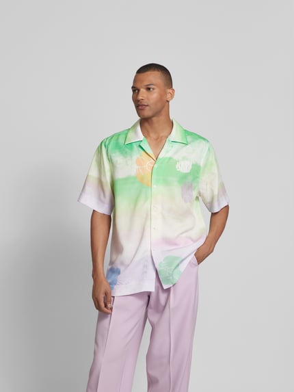 ISNURH Vrijetijdsoverhemd met reverskraag Offwhite - 4