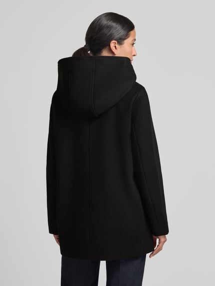VERO MODA Regular fit lange jas met capuchon model 'FORTUNESHILA' Zwart - 5
