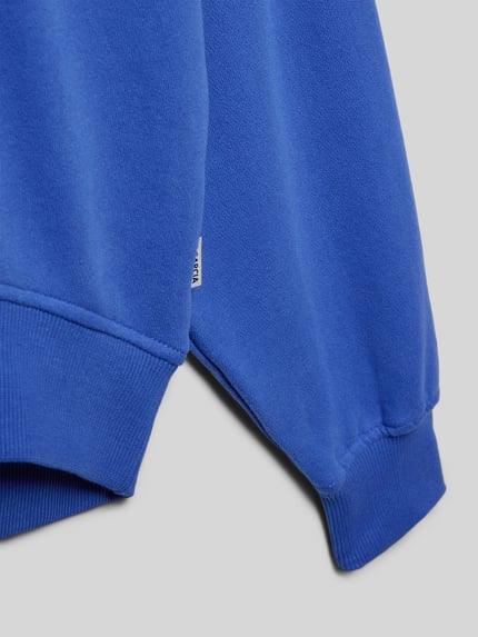 Garcia Bluza z prążkowanymi wykończeniami Królewski niebieski 2