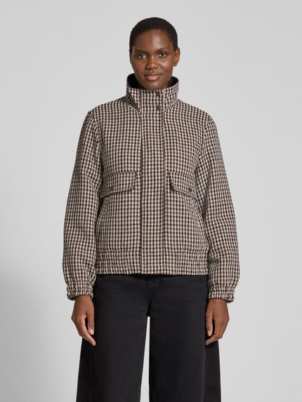 VERO MODA Bomberjacke mit hohem Stehkragen Modell 'VMCHERYL' Schoko 4