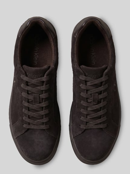 CK Calvin Klein Sneaker aus echtem Rindvelours Black 3