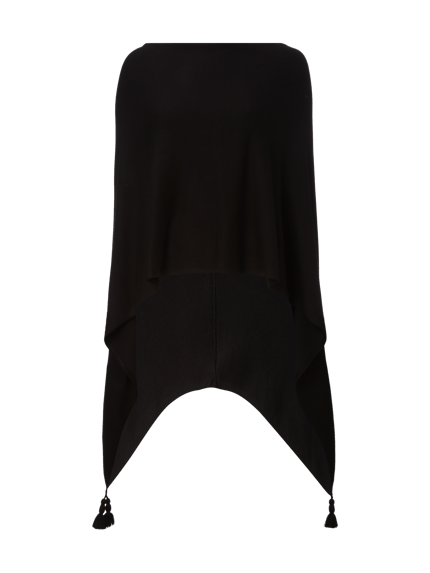 COMMA Poncho mit Zierquasten Black 2