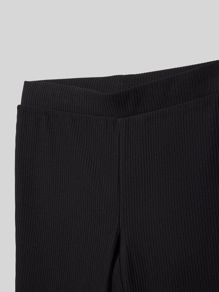 ONLY Flared Leggings mit elastischem Bund Modell 'FEVER' Black 2