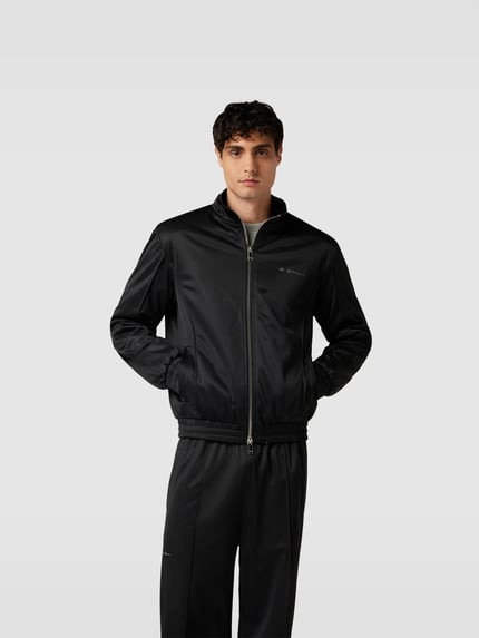 HAN Kjobenhavn Trainingsjack met labelstitching Zwart - 4
