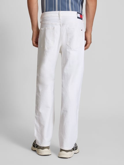 Tommy Jeans Relaxed Fit Straight Fit Jeans aus Baumwoll-Mix Modell 'OTIS' Offwhite 5