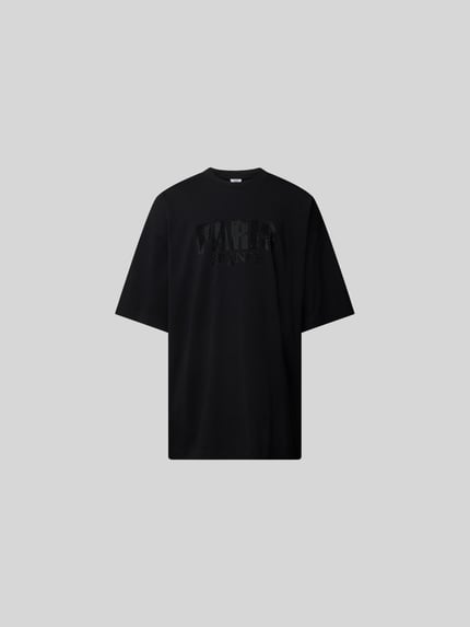 VETEMENTS oversized t-shirt met labeldetail Zwart - 2