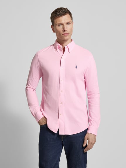 Polo Ralph Lauren Regular Fit Freizeithemd aus reiner Baumwolle Rosa 4