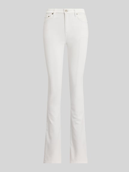 Lauren Ralph Lauren Slim Fit Bootcut Jeans aus Baumwoll-Mix  Weiss 2
