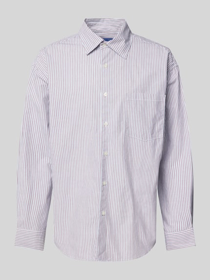 JACK & JONES Oversized vrijetijdsoverhemd met borstzak, model 'ATLAS' Paars - 2