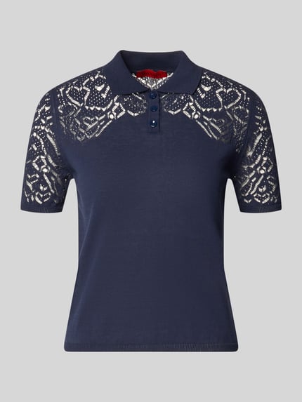 Slim Fit Strickpullover aus reiner Baumwolle Modell 'LONZA' Shop The Look MANNEQUINE