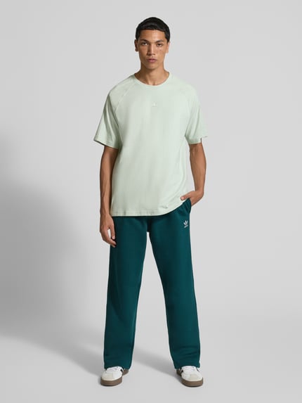 adidas Originals T-Shirt mit Rundhalsausschnitt und Label-Stitching Lind 1
