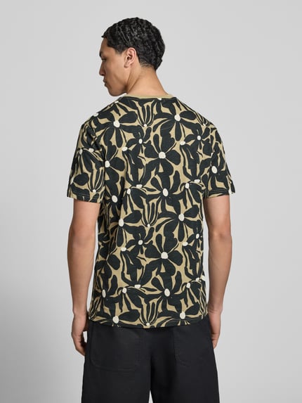 ONLY & SONS męski t-shirt o kroju regular fit z czystej bawełny model 'PERRY' Czarny 5