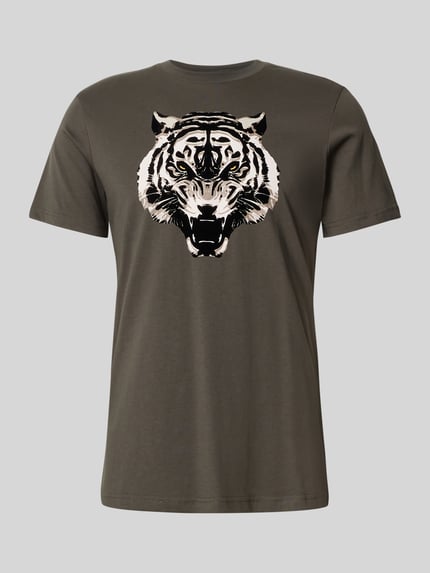 Antony Morato T-shirt met motiefprint Olijfgroen - 2
