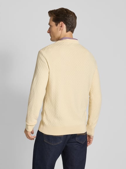 GANT Regular Fit gebreide trui van puur katoen Offwhite - 5