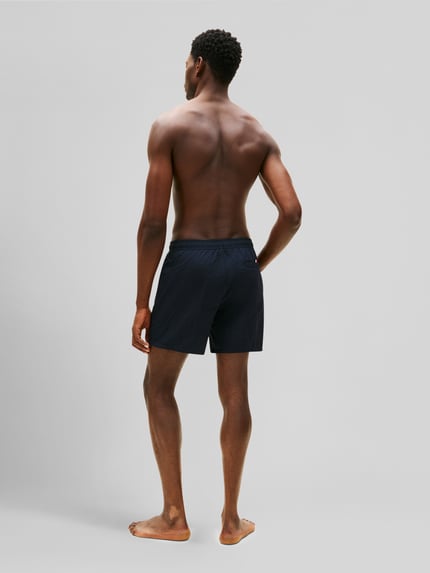 Tommy Hilfiger Badehose mit Label Print Dunkelblau 5