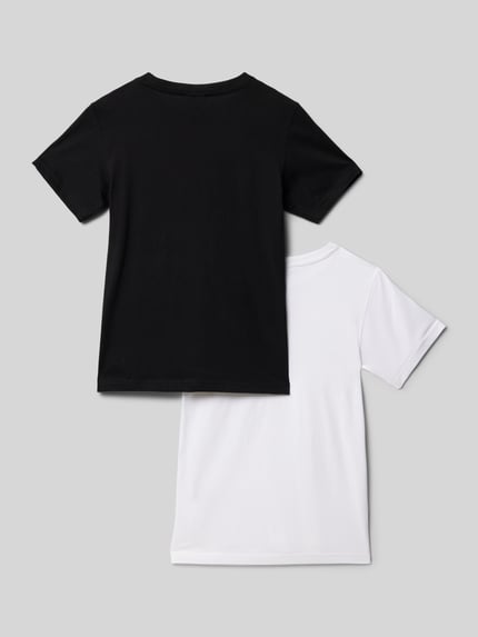 Champion T-Shirt mit Label-Print im 2er-Pack Hellgrau 3