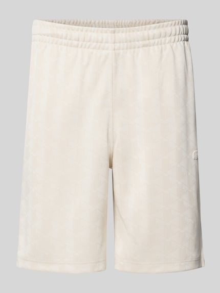 Regular fit sweatshorts met monogram-logoprint Shop The Look MANNEQUINE