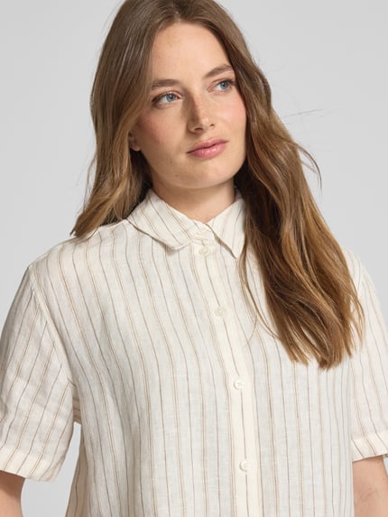 Samsøe Samsøe Regular Fit Leinenbluse Modell 'SALARIKAR' Offwhite 3