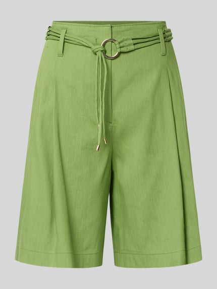 Wide Fit Shorts aus Leinen-Mix mit Viskose-Anteil Shop The Look MANNEQUINE