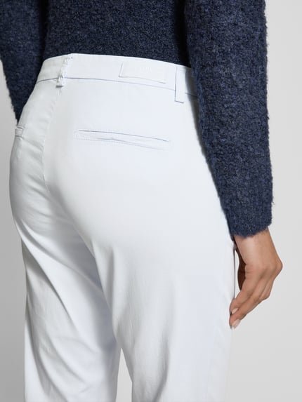 CAMBIO Spodnie o skróconym kroju slim fit model ‘STELLA’ Błękitny 3