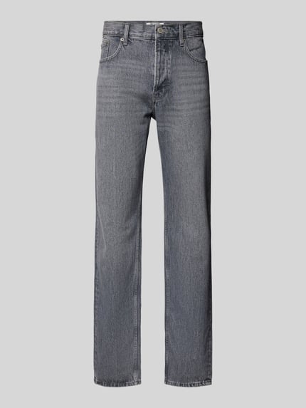 ONLY & SONS Straight Fit Jeans mit Woll-Anteil  Modell 'EDGE' Hellgrau 2