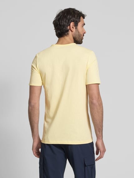 s.Oliver RED LABEL Regular fit T-shirt van puur katoen Lichtgeel - 5