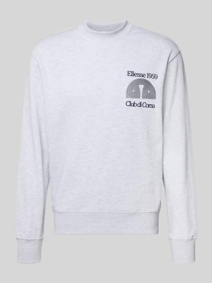ellesse Sweatshirt mit Label-Stitching Hellgrau 2