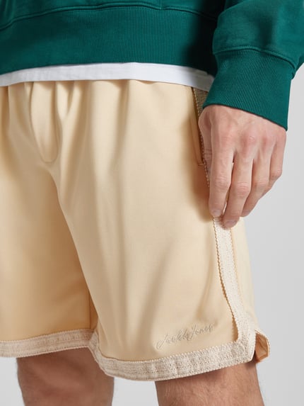 JACK & JONES Korte broek met labelstitching, model 'BILL' Beige - 3