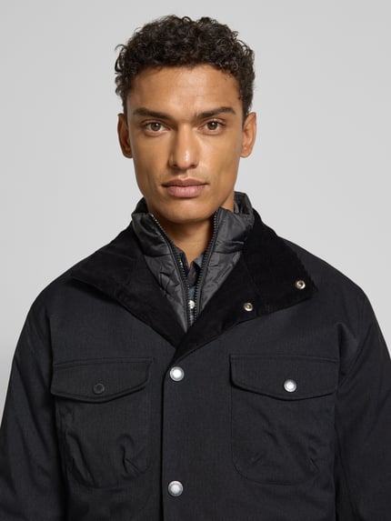 Barbour Regular Fit Parka aus wasserdichtem Material Modell 'WINTER OGSTON' Anthrazit 3
