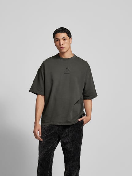 DAILY PAPER T-shirt met labelprint Zwart - 4