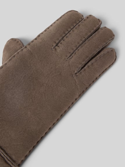 Roeckl Handschoenen van lamswol, model 'HELSINKI' Middengrijs - 3