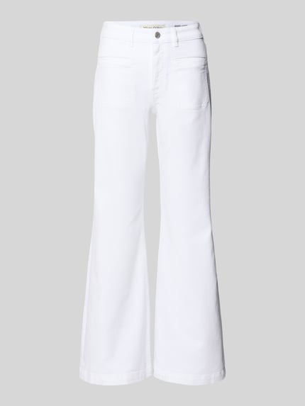 Marc O'Polo Jeansy w kroju bootcut z mieszanka bawełny model 'CAYA' Biały 2