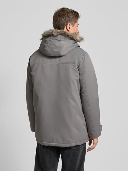 JACK & JONES Regular Fit Parka mit Kapuze Modell 'CHARLIE' Mittelgrau 5