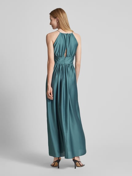 SWING Abendkleid mit Spaghettiträgern Gruen 5