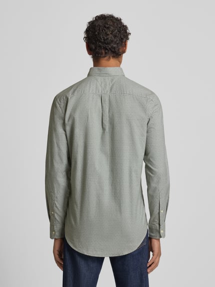 Tommy Hilfiger Slim Fit Freizeithemd aus reiner Baumwolle Khaki 5
