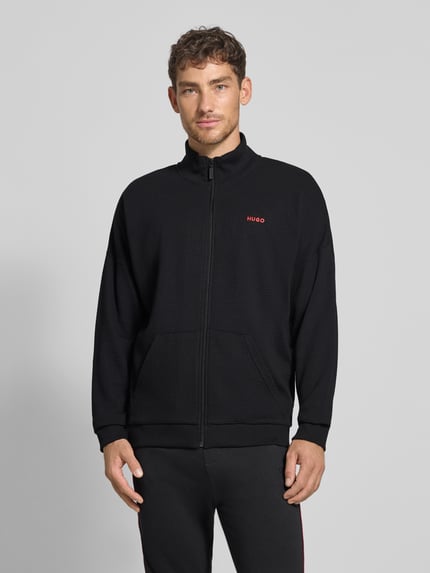 HUGO Regular Fit Sweatjacke aus Baumwoll-Mix Modell 'AUSTIN' Black 4