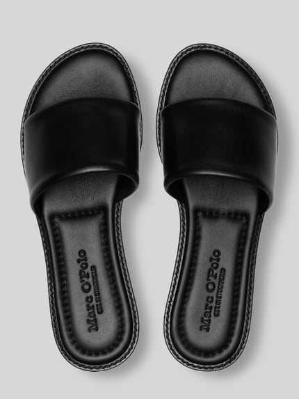 Marc O'Polo Sandale aus echtem Leder Modell 'BABETTE' Black 3