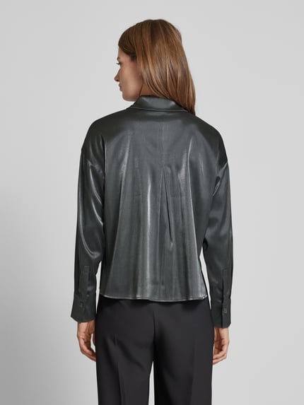 someday. Hemdbluse mit Knopfleiste Modell 'Zolda' Silber 5