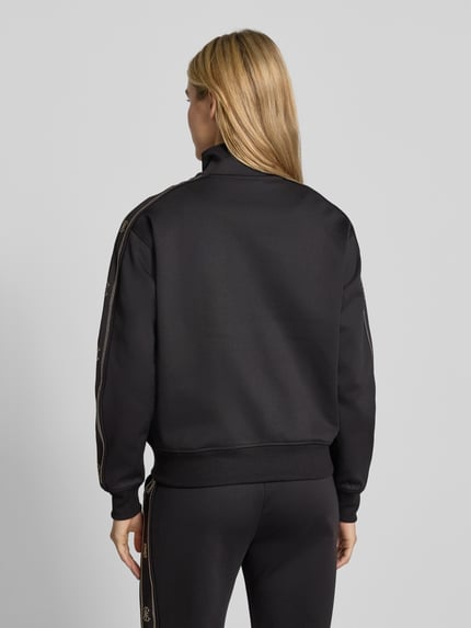 GUESS Activewear Bluza dresowa o kroju relaxed fit z elastycznej mieszanki wiskozy Czarny 5