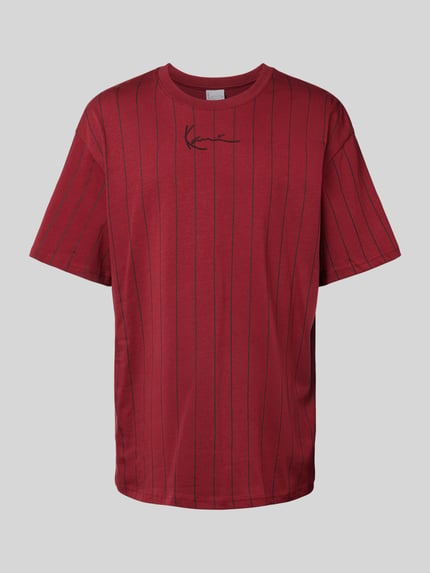 Karl Kani T-shirt z wyhaftowanym logo Bordowy 2