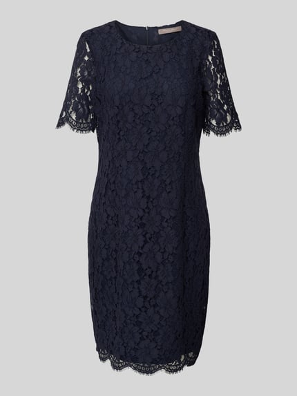 Christian Berg Woman Selection Knielanges Kleid mit Ausbrenner-Effekt Marine 2
