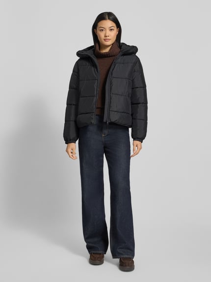VERO MODA Regular Fit Steppjacke mit Kapuze Modell 'DINA' Black 1
