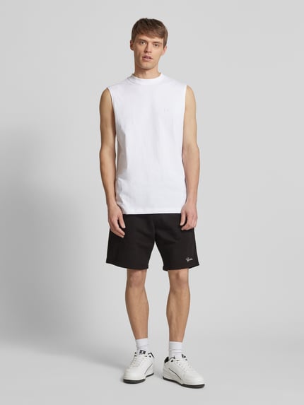 PEGADOR Sweatshorts mit elastischem Bund Modell 'SIGNAR TERRY' Anthrazit 1