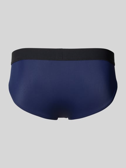 HOM Slip mit Label-Bund Marine 3
