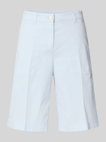 CAMBIO Wide Leg Shorts mit Bügelfalten Modell 'STELLA BERM' Hellblau 2