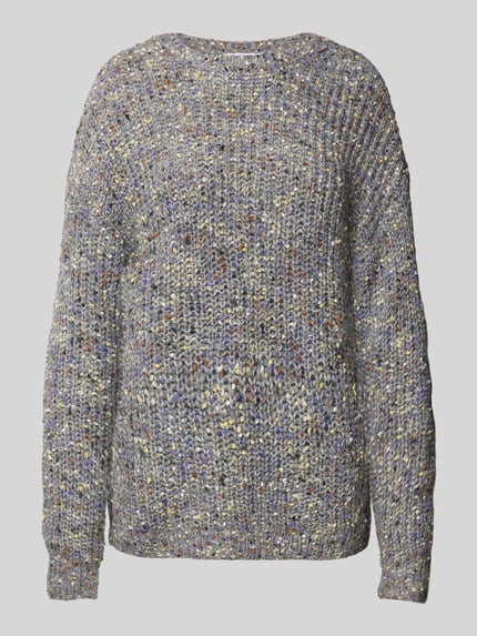Jake*s Casual Strickpullover mit Rundhalsausschnitt Dunkelgrau 2