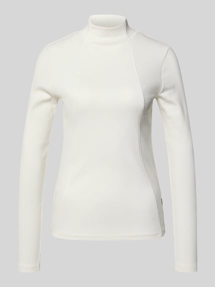 G-Star RAW Longsleeve mit Stehkragen Offwhite 2
