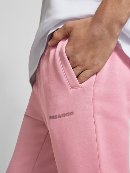 PEGADOR Sweatpants mit elastischem Bund Altrosa 3