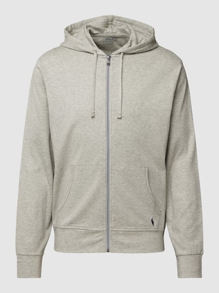 Polo Ralph Lauren Underwear Sweatjacke mit Label-Stitching Mittelgrau Melange 2